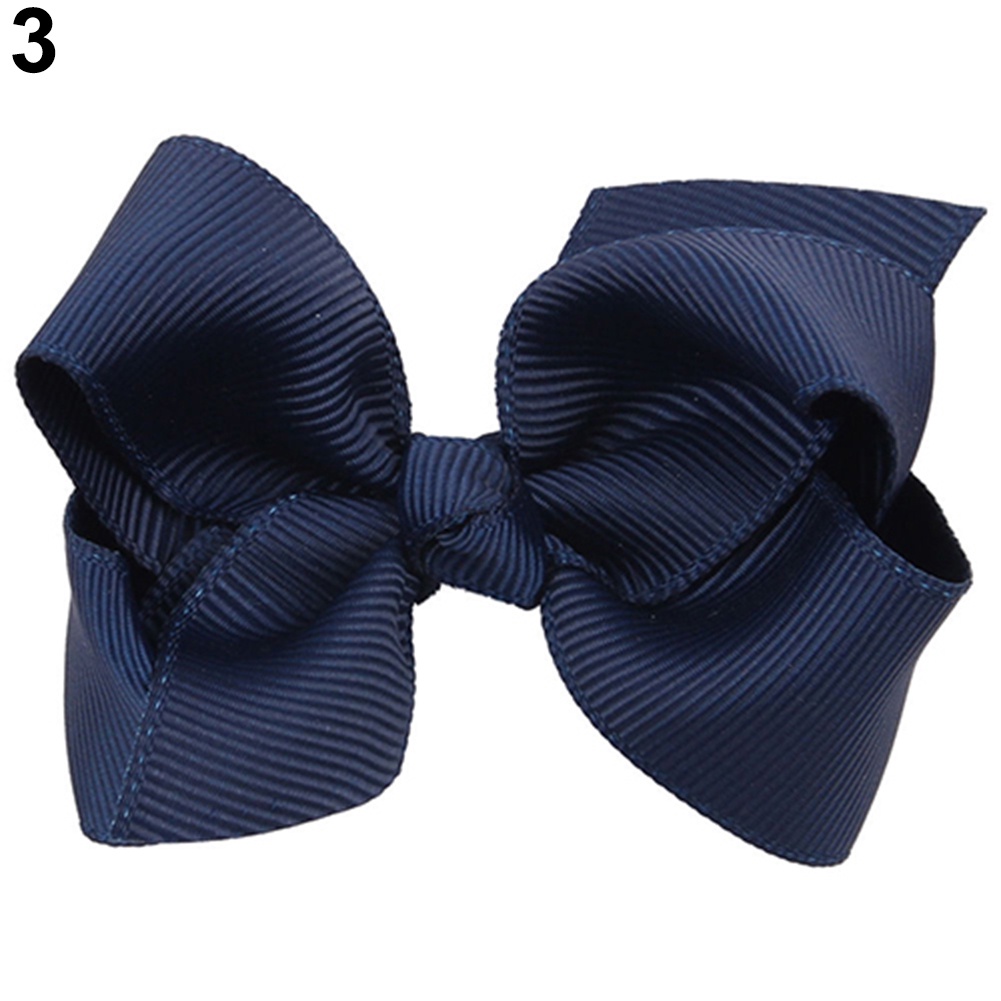 Kẹp Tóc Nơ 8cm Cho Bé Gái