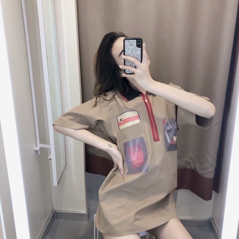 [XẢ SHOP/NEW TAG] Hàng thiết kế cao cấp Taobao | Áo polo form rộng giấu quần | Áo phông unisex nam nữ đều mặc được