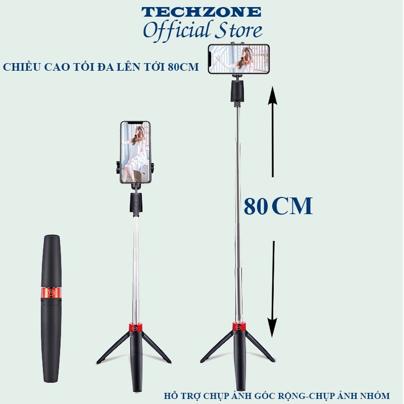 Gậy Chụp Ảnh Tự Sướng Bluetooth Đa Năng Kiêm Tripod 3 chân Y11, Gậy Selfie Nhỏ Gọn Điều Khiển Bằng Remote Bluetooth | WebRaoVat - webraovat.net.vn