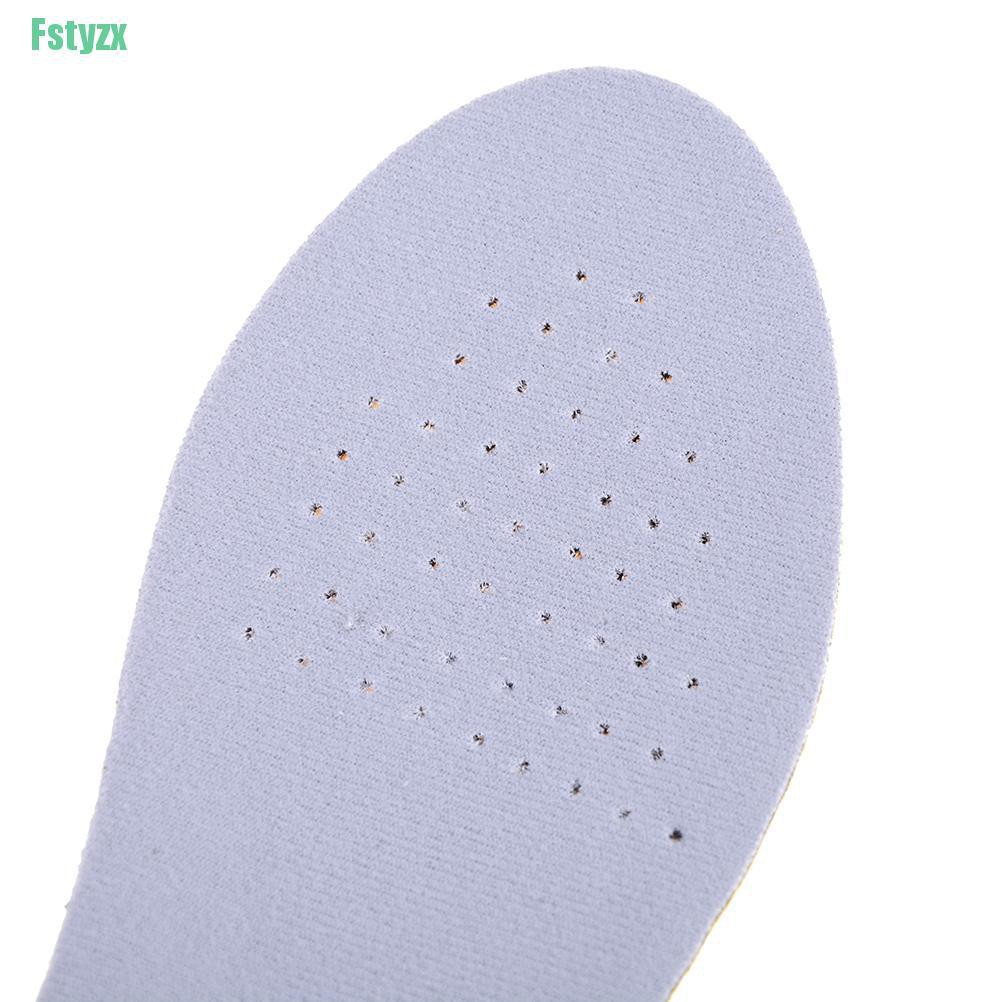 fstyzx 1Pair Memory Foam Breathable Sweat Absorbing Athletic Shock Absorption Insoles