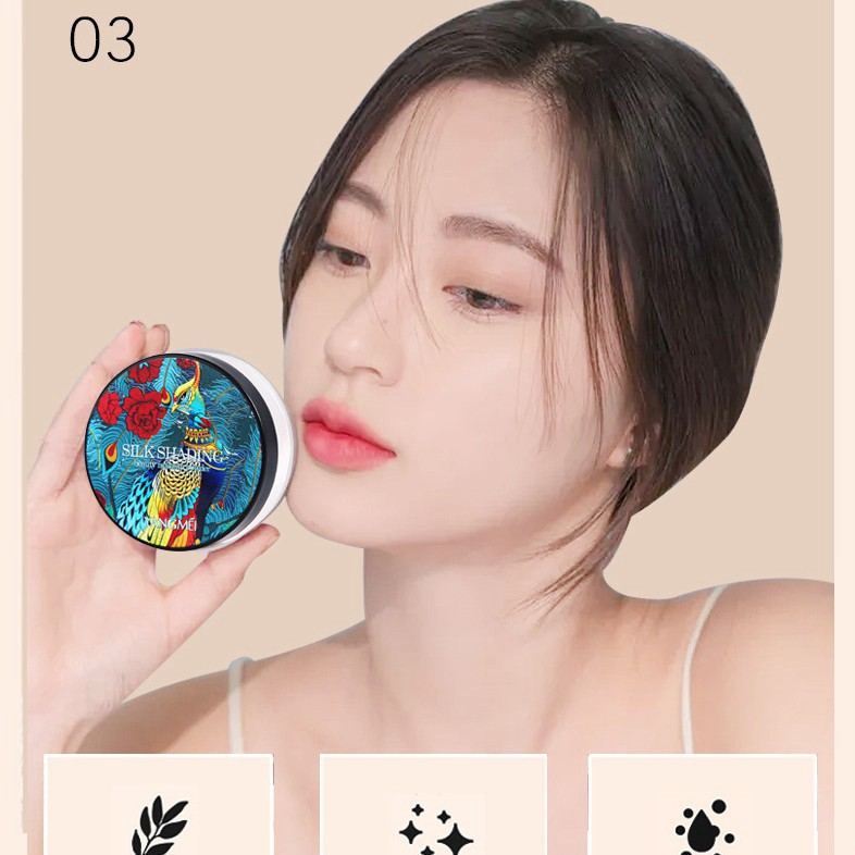 tuan078 Bộ Trang Điểm 4 Món Gồm Phấn Nước + Phấn Phủ Bột + Son Thỏi + Cọ Chấm Yangmei Peacock Dance Cao Cấp tuan078 | BigBuy360 - bigbuy360.vn