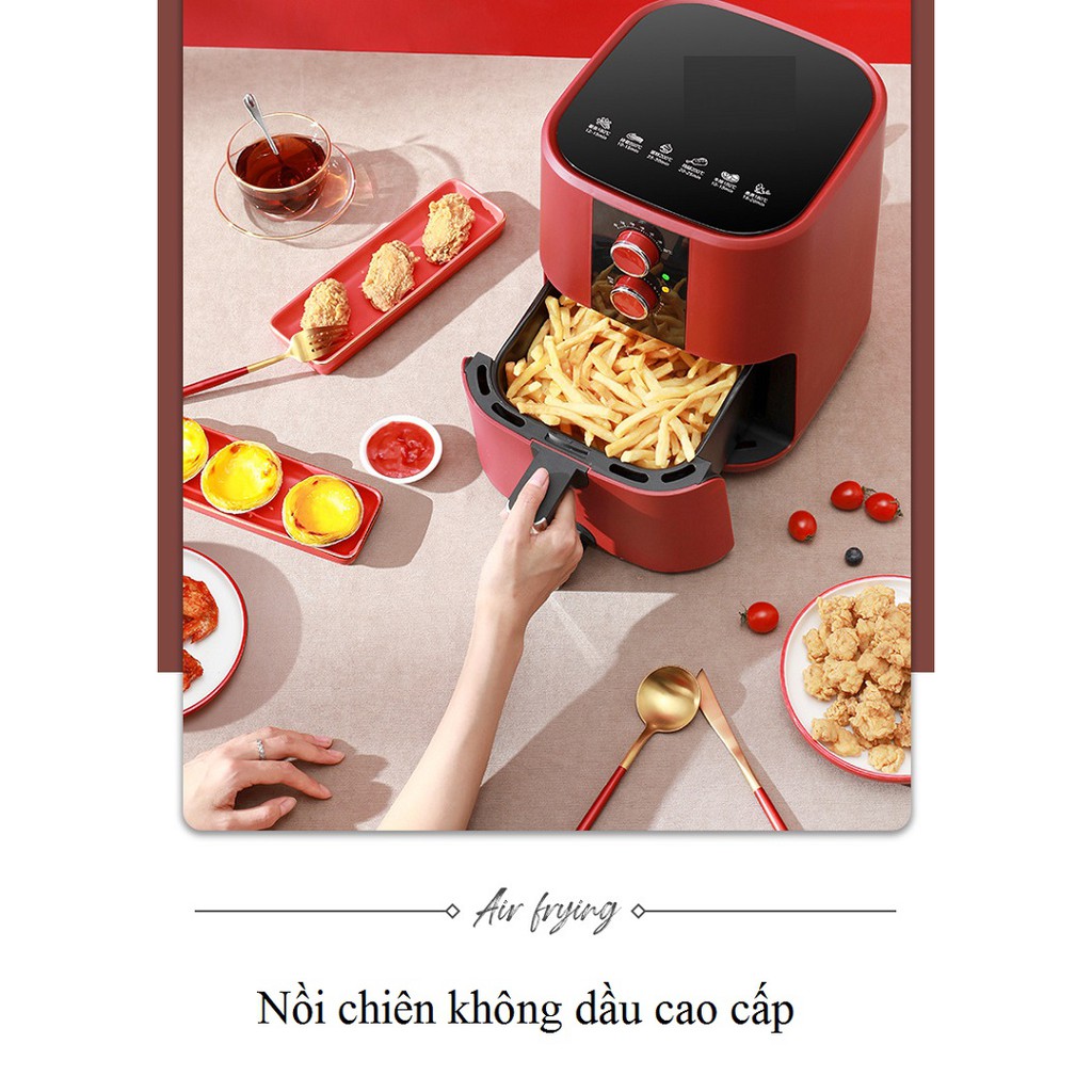 Nồi Chiên Không Dầu❤️FREESHIP❤️ Nồi Chiên Điện Tử Đa Năng Dung Tích Lớn