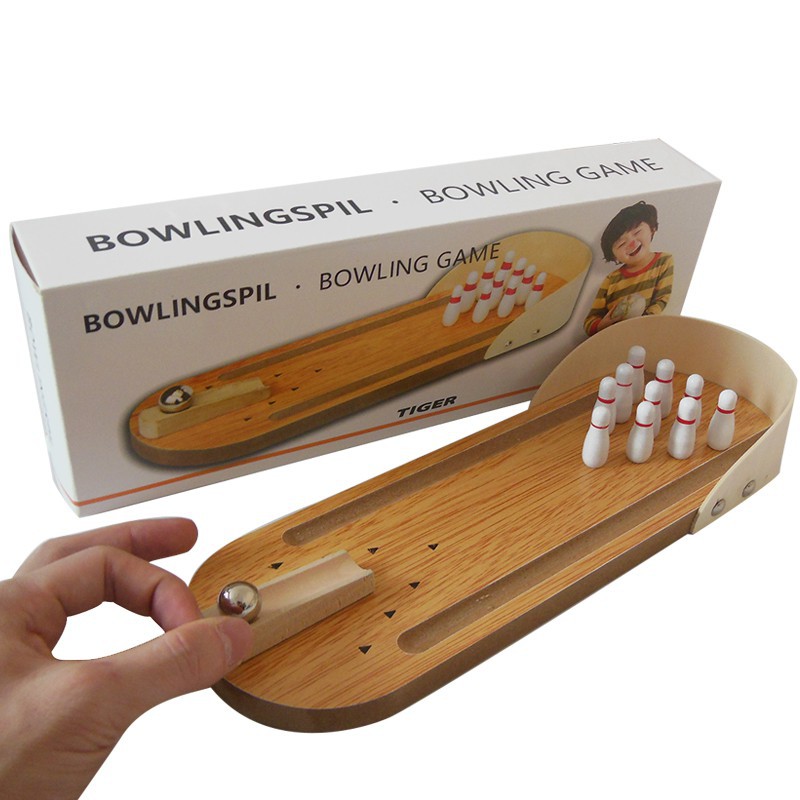 Bộ Đồ Chơi Bowling Mini Bằng Gỗ Độc Đáo Thú Vị Cho Bé Và Gia Đình