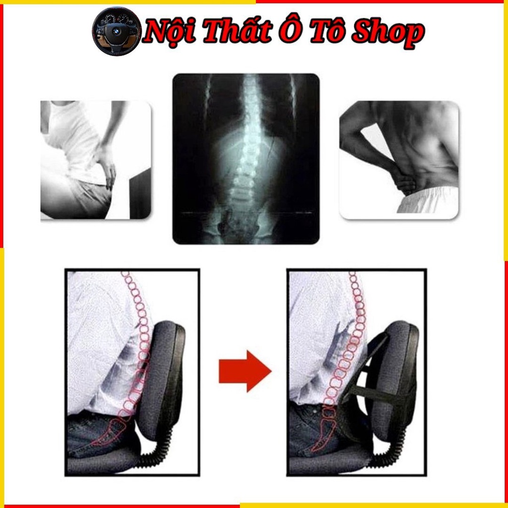 Tấm Lưới Đệm Tựa Lưng Massage Trên Ô Tô Xe Hơi Thoáng Khí Chống Nóng Trên Ghế Văn Phòng | Phụ Kiện Nội Thất Ô Tô Shop