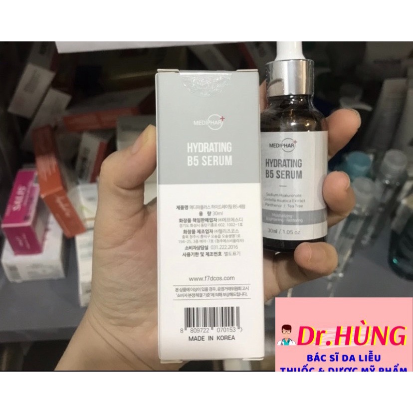 ✅(CHÍNH HÃNG) Serum Dưỡng B5 Mediphar Cấp Ẩm, Phục Hồi Trắng Sáng Da 30ml