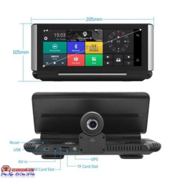 Màn hình Android Taplo tích hợp camera trước và sau .