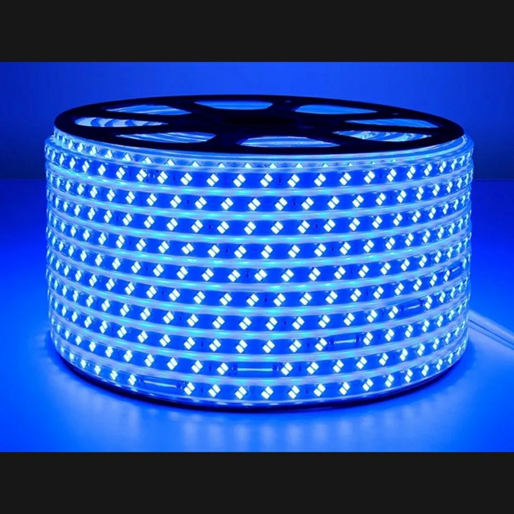 Đèn led dây 220V 2835 100m/cuộn siêu sáng thương hiệu ESNCO dùng trang trí ngoài trời  hắt ttrần thạch cao