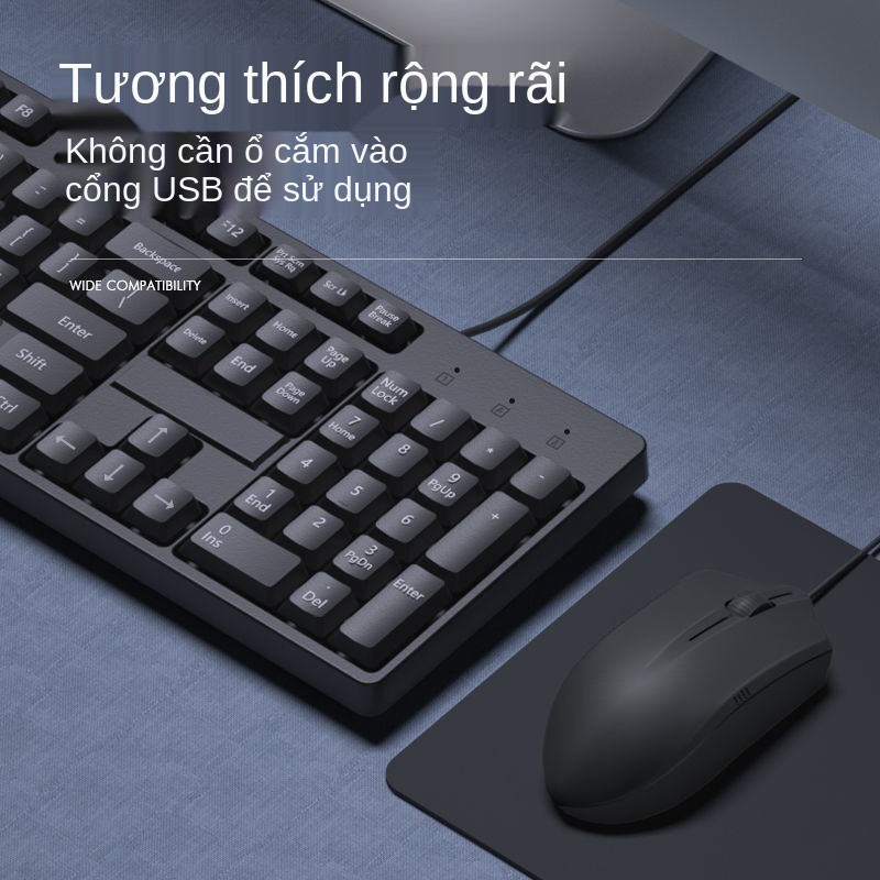 bàn phím có dây văn phòng bộ chuột gõ đặc biệt, cảm giác thao tác, máy tính để tắt tiếng trò chơi game bên ng | BigBuy360 - bigbuy360.vn