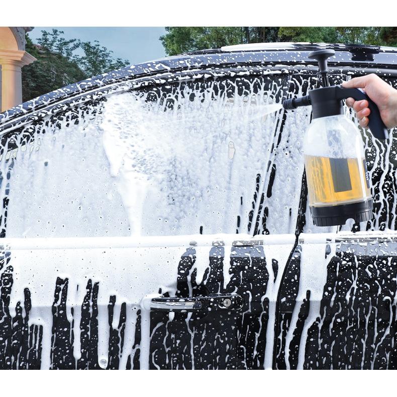 Bình Phun Bọt Tuyết Rửa Xe 2 Trong 1, Rửa Xe, Tưới Cây Đa năng Tặng Khăn Microfiber