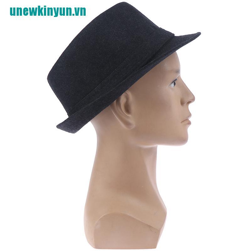 Mũ Fedora Vải Dày Phong Cách Cổ Điển Cho Nam Và Nữ