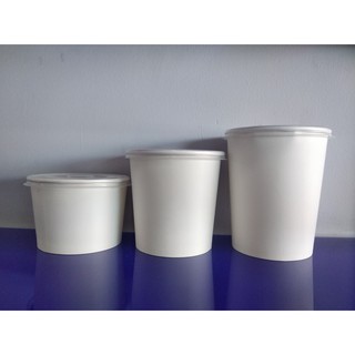 Lốc 50 tô giấy 1000ml + nắp bằng