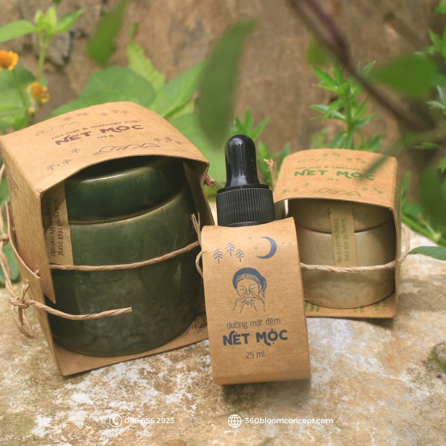 Bột Rửa Mặt Và Massage Mặt Nét Mộc