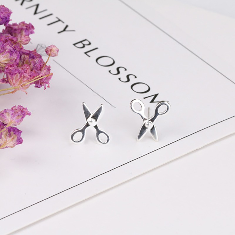 Khuyên Tai Hình Cây Kéo Độc Đáo Cá Tính Cho Nữ