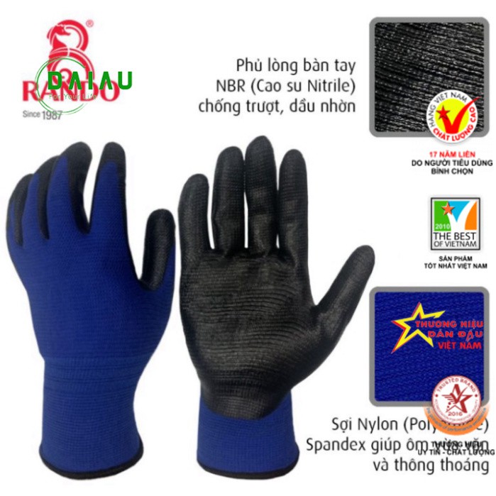 Găng Tay 3M Chính Hãng Bảo Hộ Lao Động Chống Cắt Chống Trượt Cấp Độ 1 Cống Đâm Xuyên Theo Tiêu Chuẩn EN388:4131 GANTA