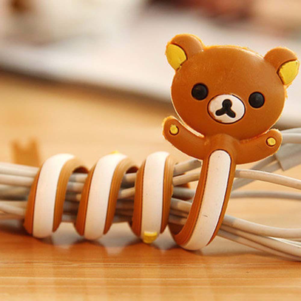 Selens Dụng Cụ Quấn Dây Cáp Sạc USB Bằng PVC Hình Dáng Dễ Thương