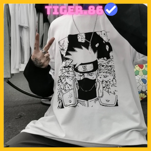 Áo thun tay lỡ form rộng Kakasi, Áo phông unisex Tiger.86 AFR255
