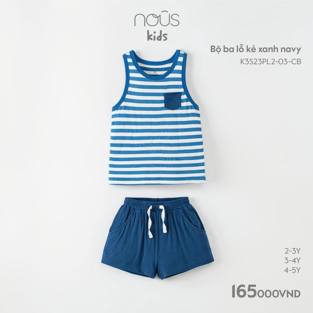 Nous Kids 2023 - Bộ ba lỗ bé trai bé gái họa tết đáng yêu từ 2y đến 5y
