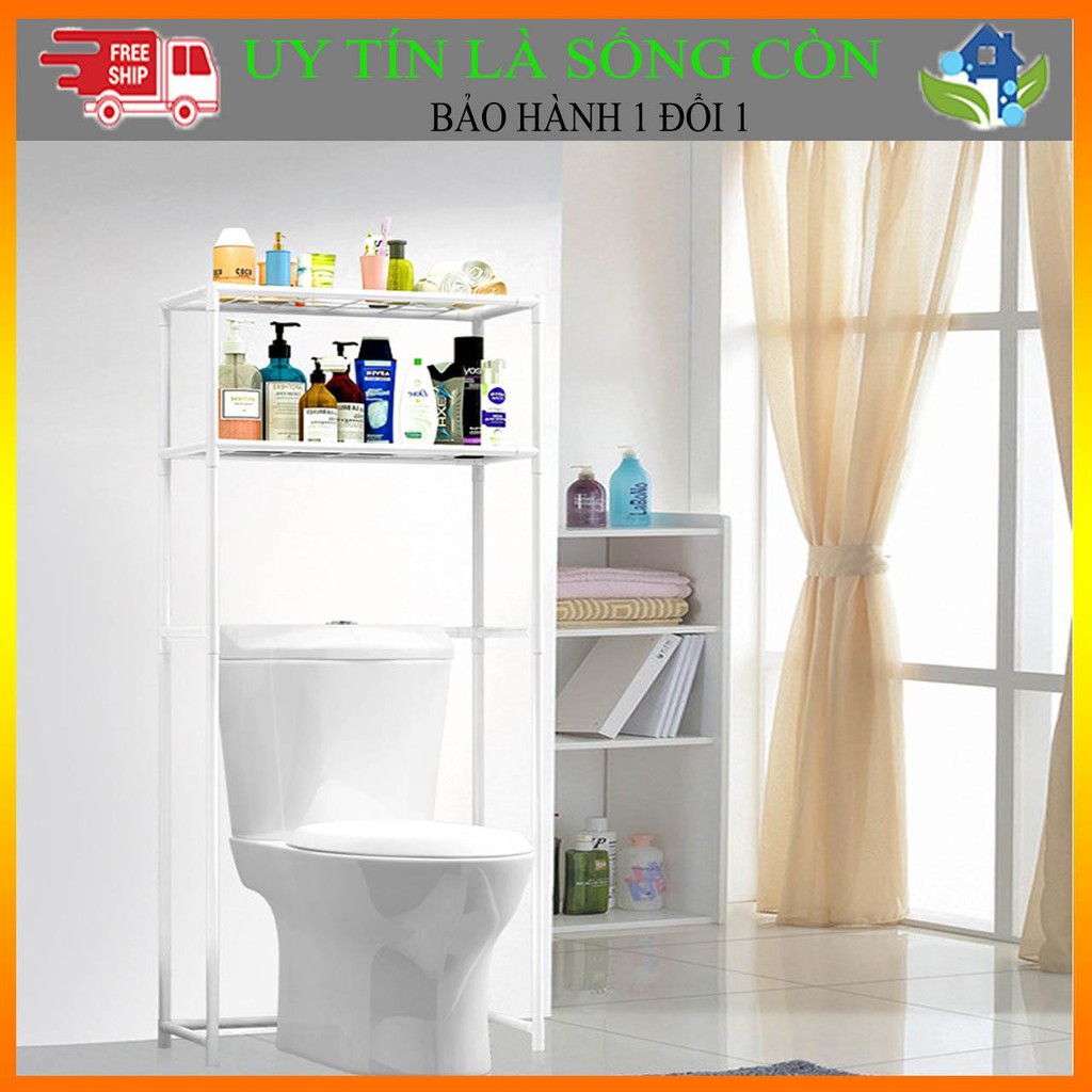 Kệ Bồn Cầu , Kệ Máy Giặt 2 Tầng Để Đồ Tiện Ích