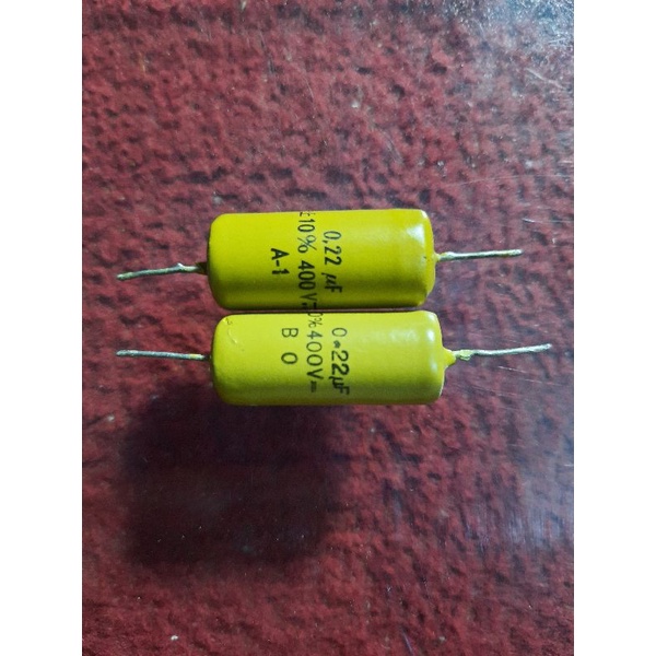 Tụ 0.22uf 400v philips Mullard Mustard