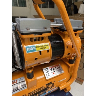 Máy nén khí YASU Nhật, không dầu 12Lit. Bảo hành 12 tháng, 1HP. Mới 100%