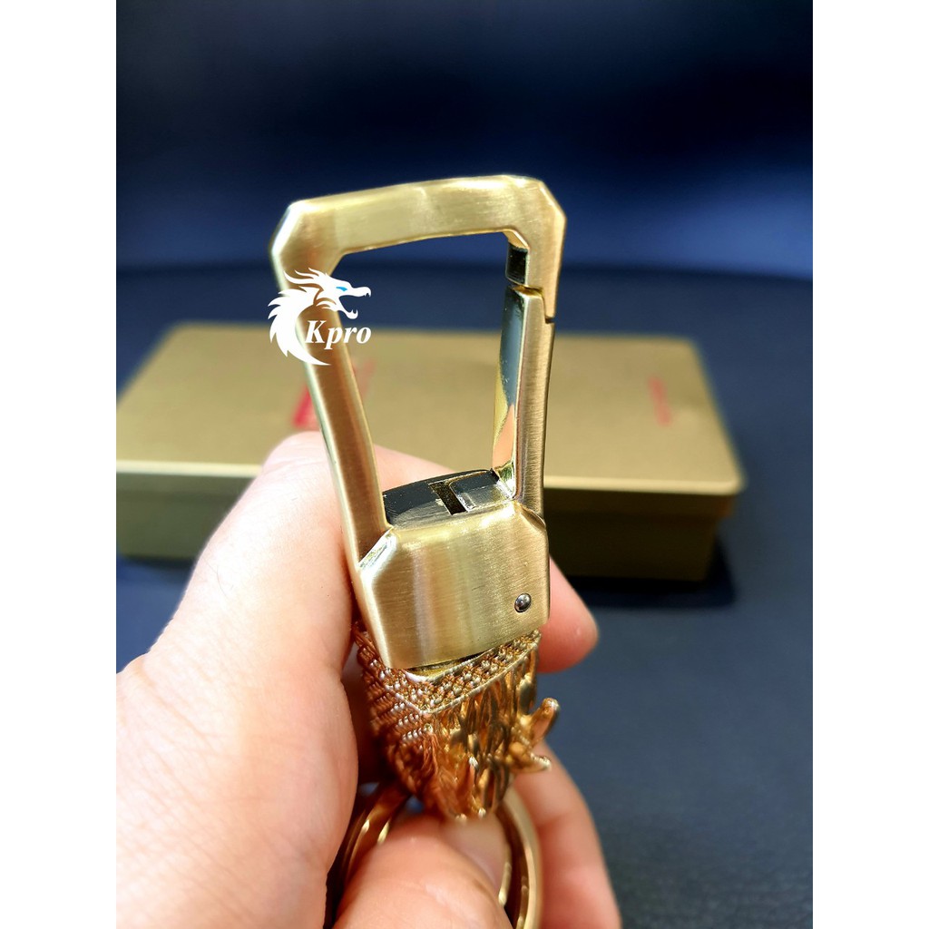 Móc khoá ô tô, xe máy có móc thắt lưng đầu rồng, tỳ hươu - Hàng Kpro chất lượng cao