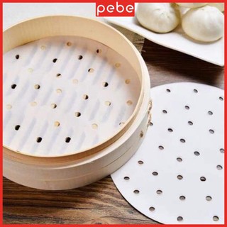 Sét 100 giấy nến đục lỗ tròn dùng cho nồi chiên không dầu