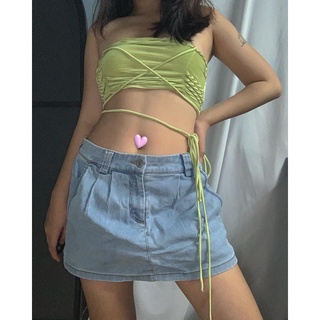Quần giả váy jean 2hand