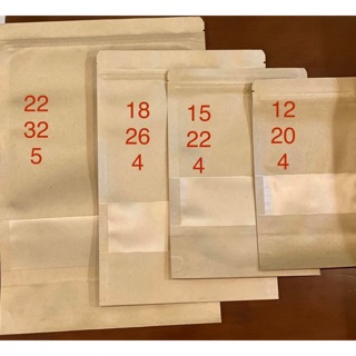 10 túi zipper có cửa sổ kt 18  x 26 x 4