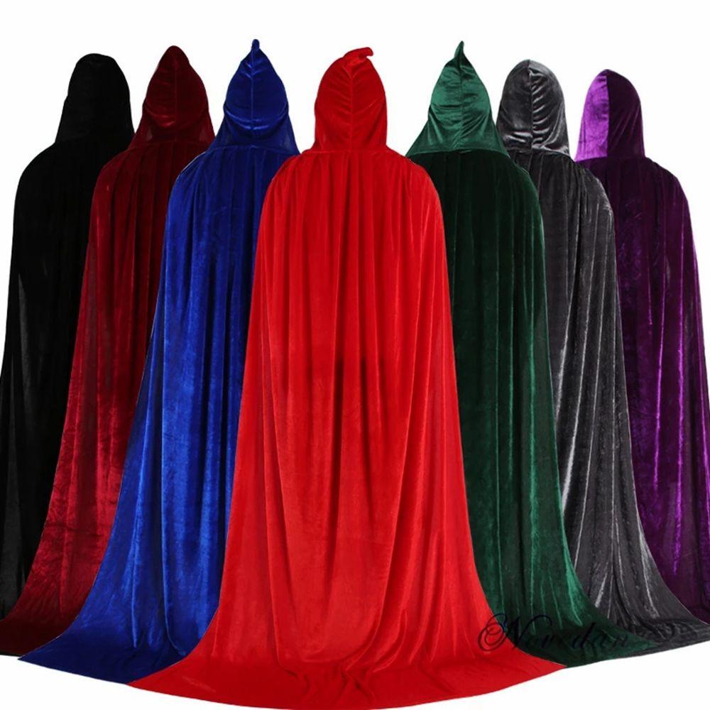 Áo choàng dalton không dễ nhăn trang trí halloween bền bỉ lễ hội tiệc lạ mắt áo choàng trùm đầu aldult
