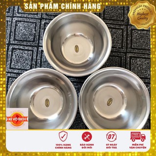 Bát inox rửa mặt dùng trong spa, size 22cm