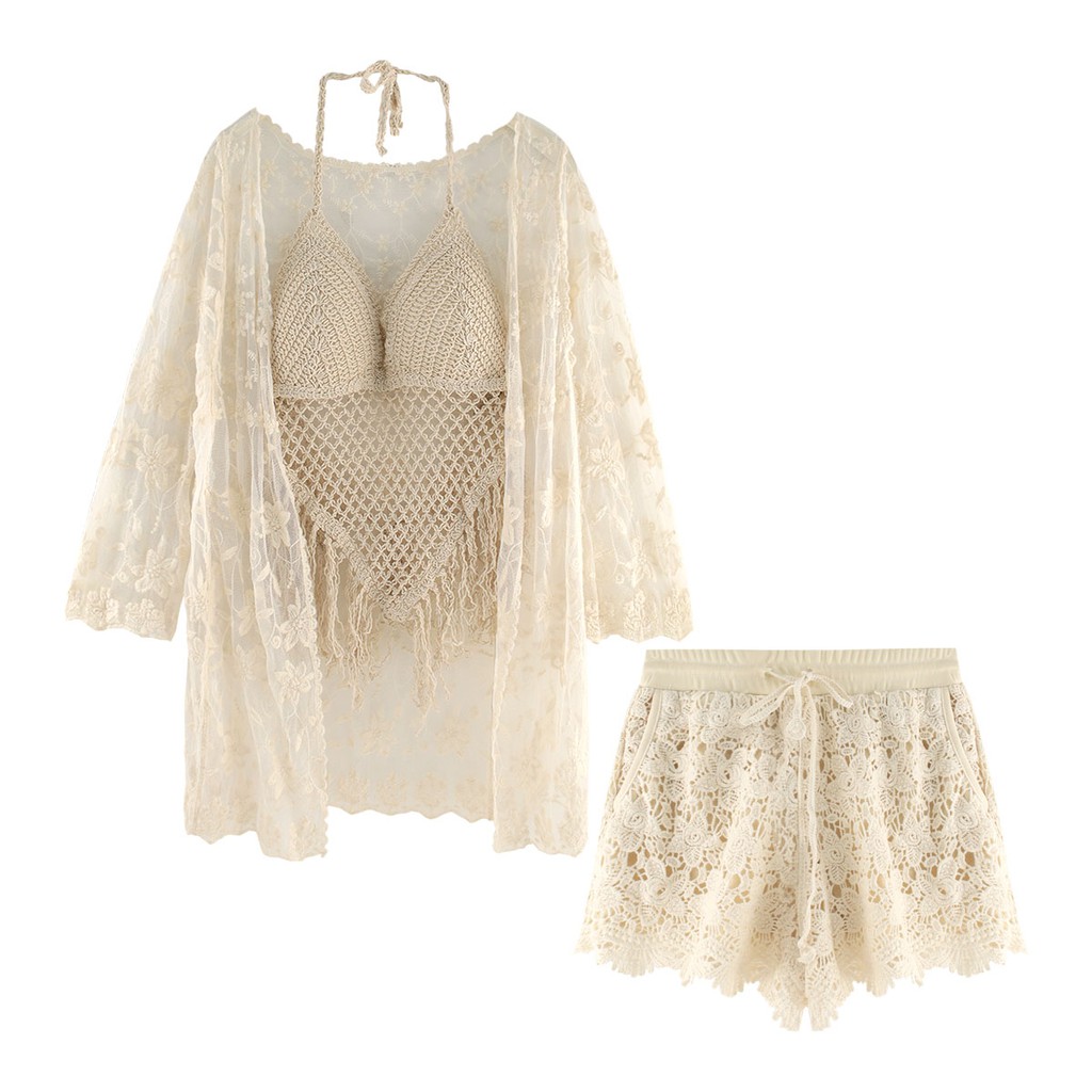 [MÃ DIHI9H6 GIẢM 20K ] [ORDER] SET 3 CHI TIẾT BIKINI + ÁO CHOÀNG ULZZANG ĐỘC- LẠ  - KÈM ẢNH FEEDBACK | BigBuy360 - bigbuy360.vn