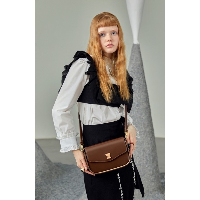 Túi đeo chéo nữ đẹp Just Star thời trang đi làm đi chơi charm gấu ViAnh Store 172956