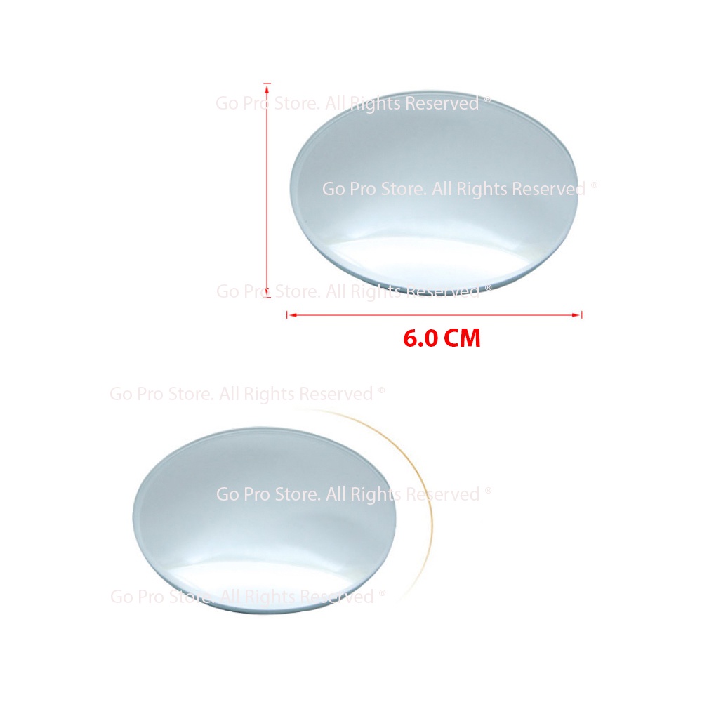 Bộ 02 Gương Cầu Lồi Xóa Điểm Mù Xe Máy, Ô tô