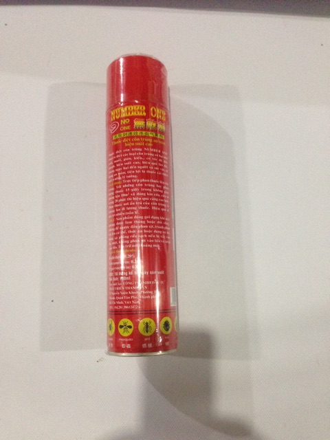 Bình xịt côn trùng Number One chai 600ml
