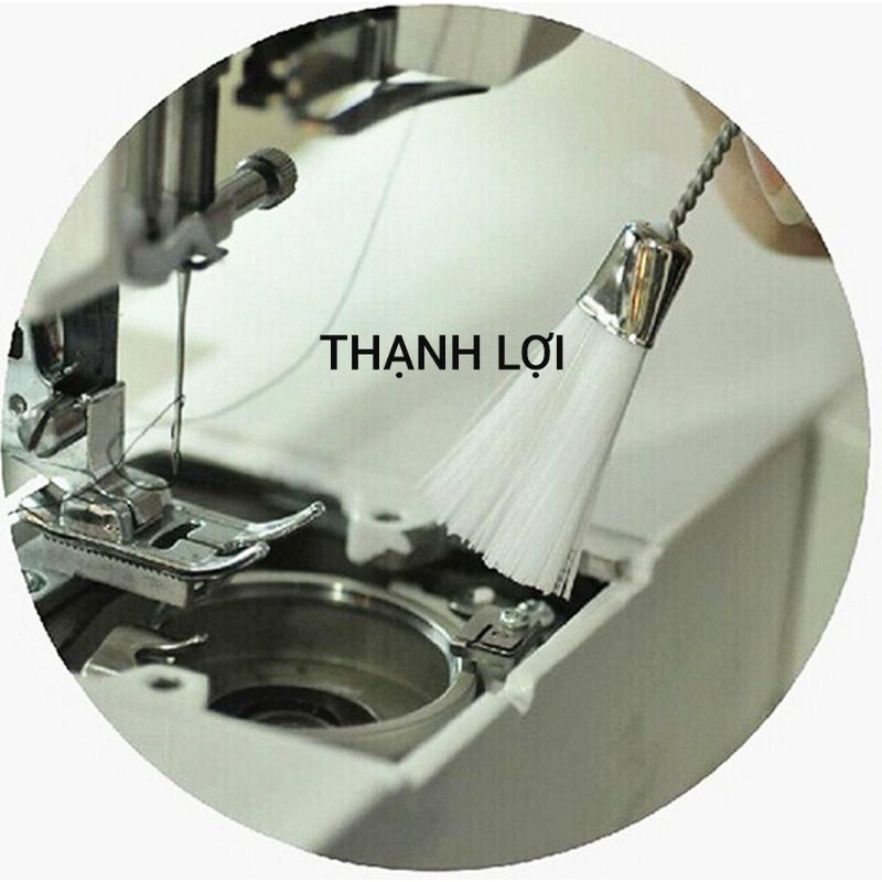 Cọ Vệ Sinh Máy May và Máy Vắt Sổ 2 Đầu