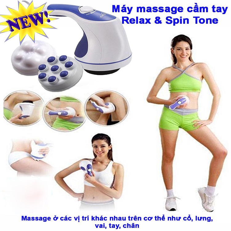 Máy massage toàn thân Relax 5 đầu thay thế - Máy massage cổ vai gáy cho bạn cảm giác thoải mái, thư giãn- RL1