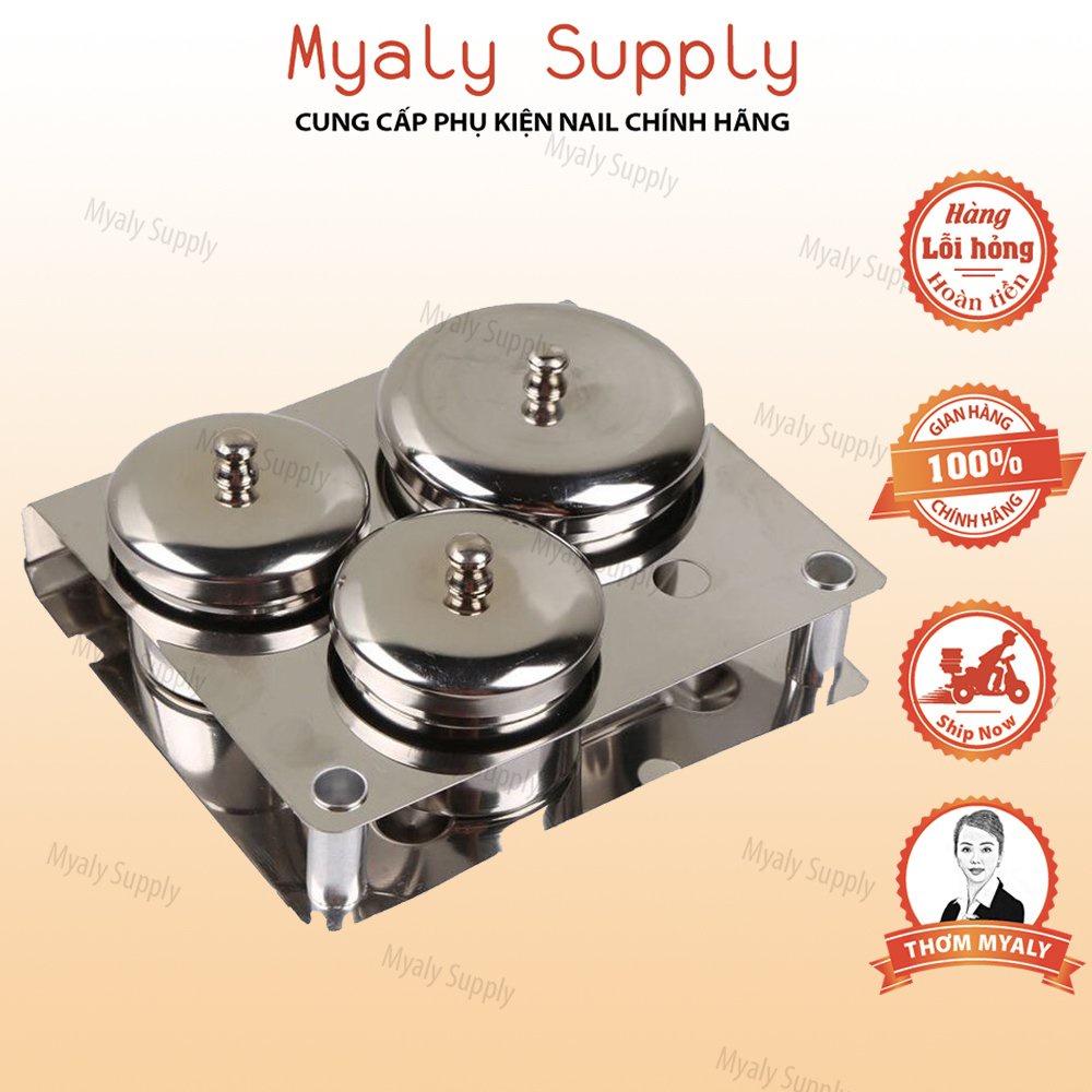 Bộ Nồi INOX Đựng Lưu Huỳnh Và Bột