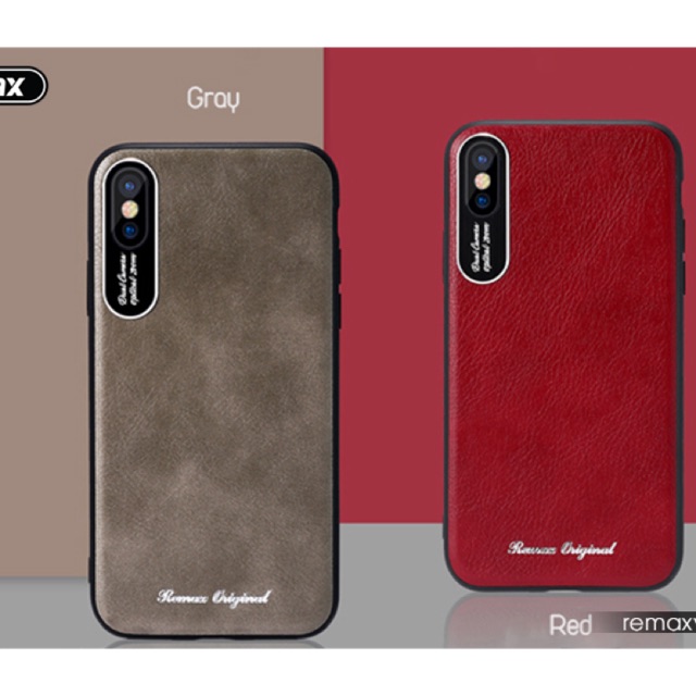 Ốp lưng da remax iphone X, Xs, XsMax,