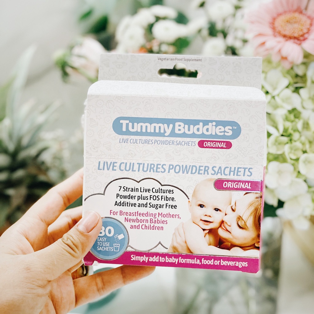 Men vi sinh Tummy Buddies Anh - 30 gói - đủ bill