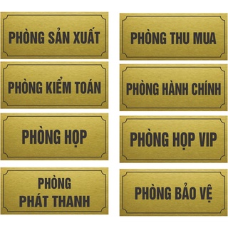 Bảng phòng ban, bảng chỉ dẫn cho nhà hàng, khách sạn phòng nhân sự, giám đốc, kế toán, phòng khach, phòng quản lý in uv