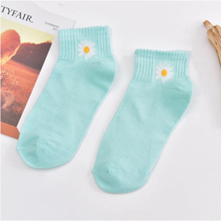 Tất vớ nữ cổ ngắn hoa cúc - tất cổ ngắn Hàn Quốc nhiều màu X.store SP001020