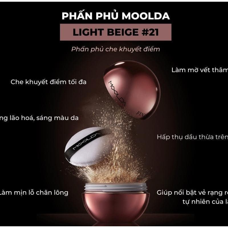 Phấn phủ dành riêng cho da Moolda Finish Powder | BigBuy360 - bigbuy360.vn