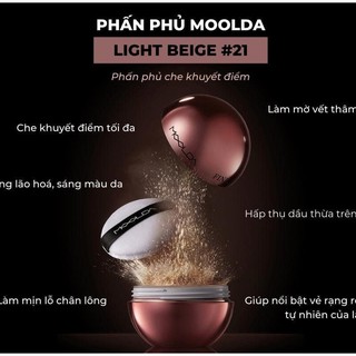 Phấn phủ dành riêng cho da Moolda Finish Powder date 7/2023