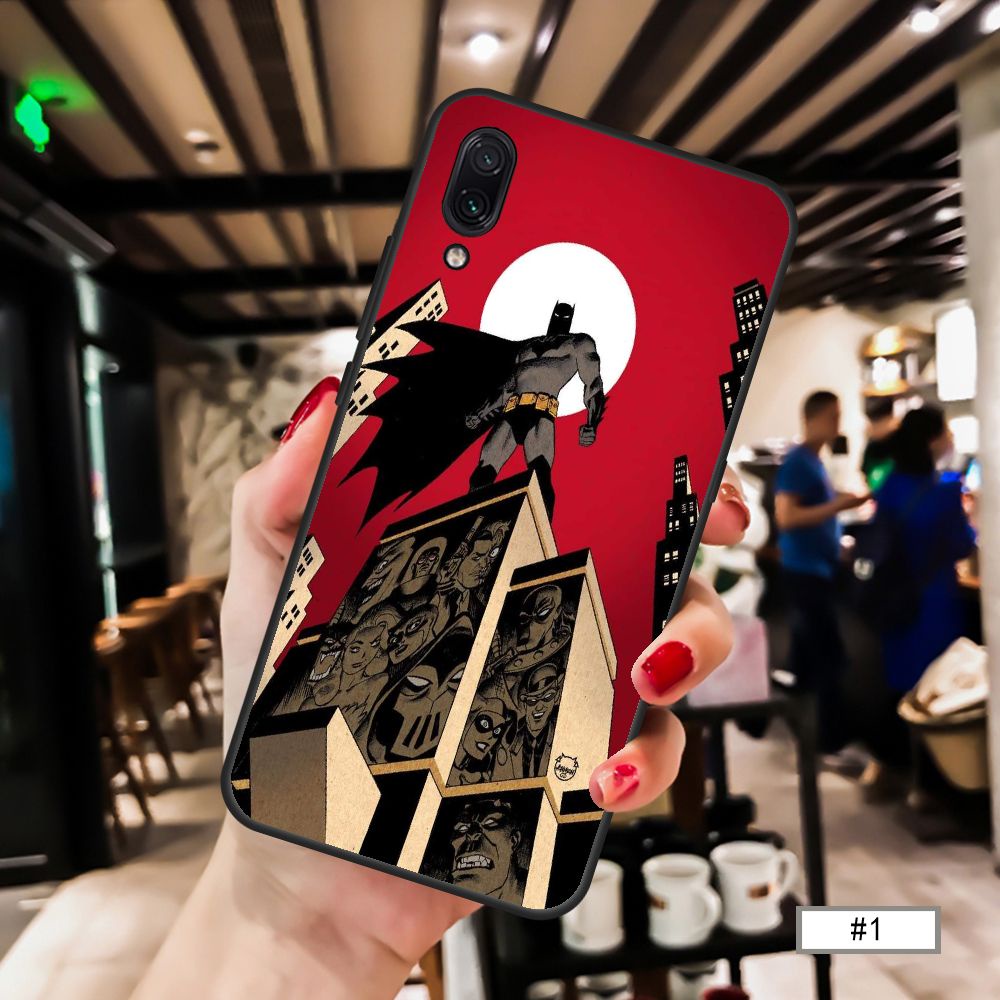 Ốp Điện Thoại Mềm Hình Batman Justice League Superman Cho Huawei Honor 10 9x / 9xpro / 9lite / 9a 8pro 6x 7x / 7s Honor V9 Plus