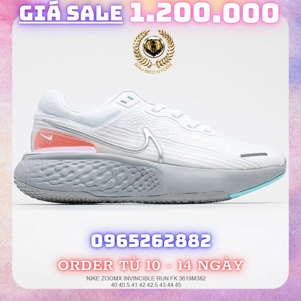 Order 1-2 Tuần + Freeship Giày Outlet Store Sneaker _Nike ZoomX Invincible Run FK MSP: 3619M3824 gaubeostore.shop
