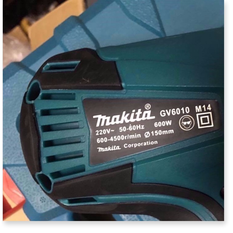 Máy đánh bóng Makita GV6010 điều chỉnh tốc độ 6 cấp, đế 5in 125mm M14, nhỏ gọn