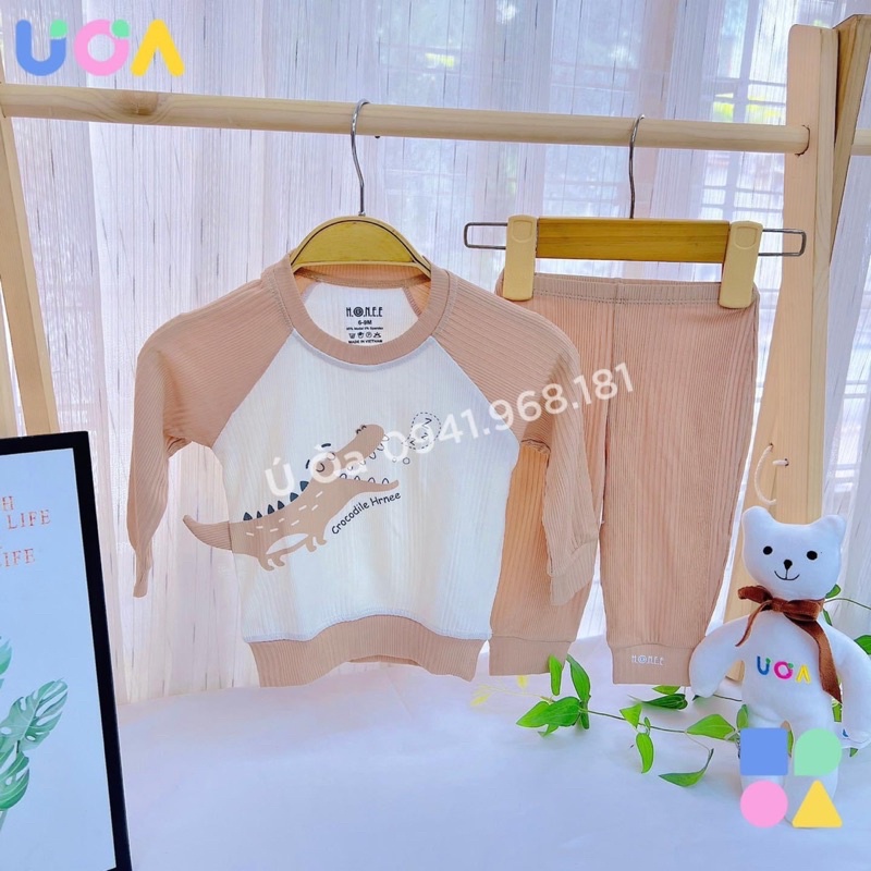 Bộ dài tay HRNEE  modal organic mềm mịn