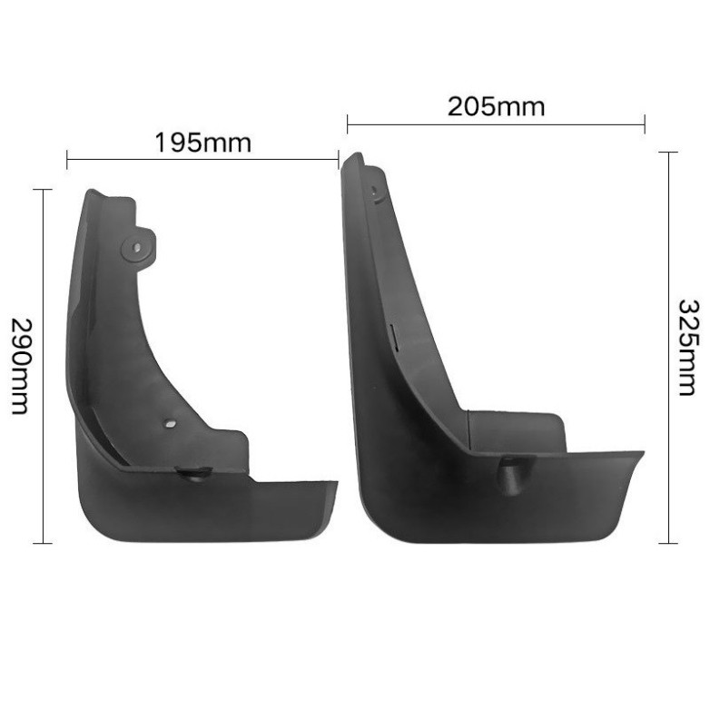 Bộ chắn bùn bánh dành cho xe TOYOTA COROLLA CROSS 2020 - 2021 | BigBuy360 - bigbuy360.vn