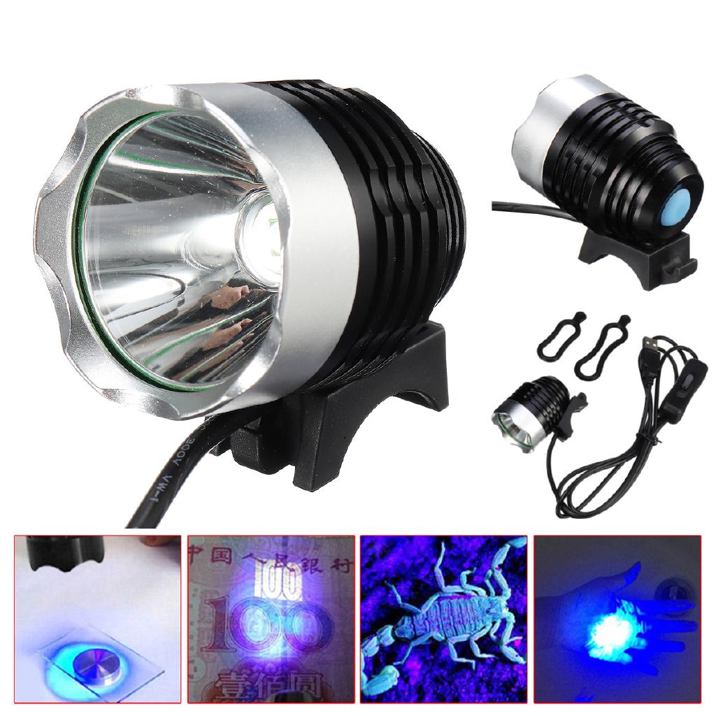 Đèn led uv 395nm gắn dầu màu tím , chống tia cực tím