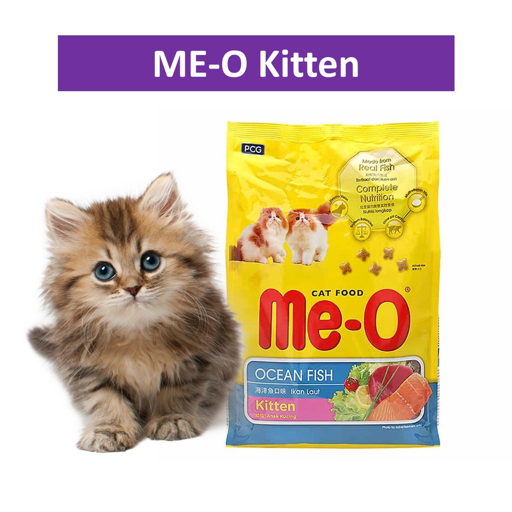 1 gói ME-O kitten 1,1kg vị cá biển (hanpet 204c) dùng cho MÈO CON dưới 1 năm tuổi